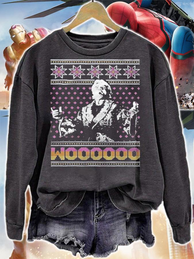Nature Boy Woooooo Tacky Christmas Shirt sweatshirt