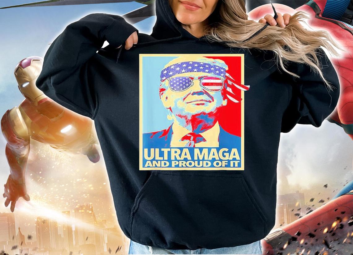 Proud Ultra MEGA Trump 2024 T-Shirt hoodie