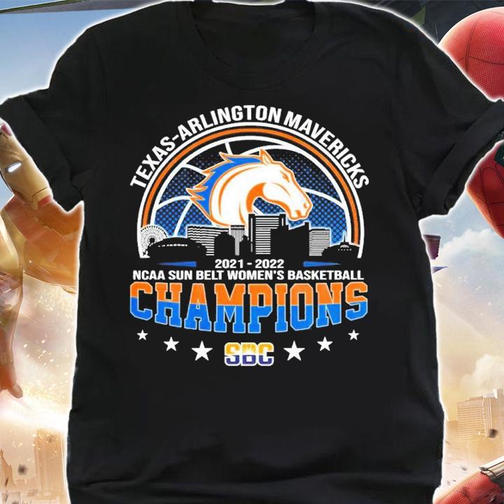 Texas-arlington Mavericks NCAA Sun Belt Women's Basketball 2021-2022 Champions Shirt shirt