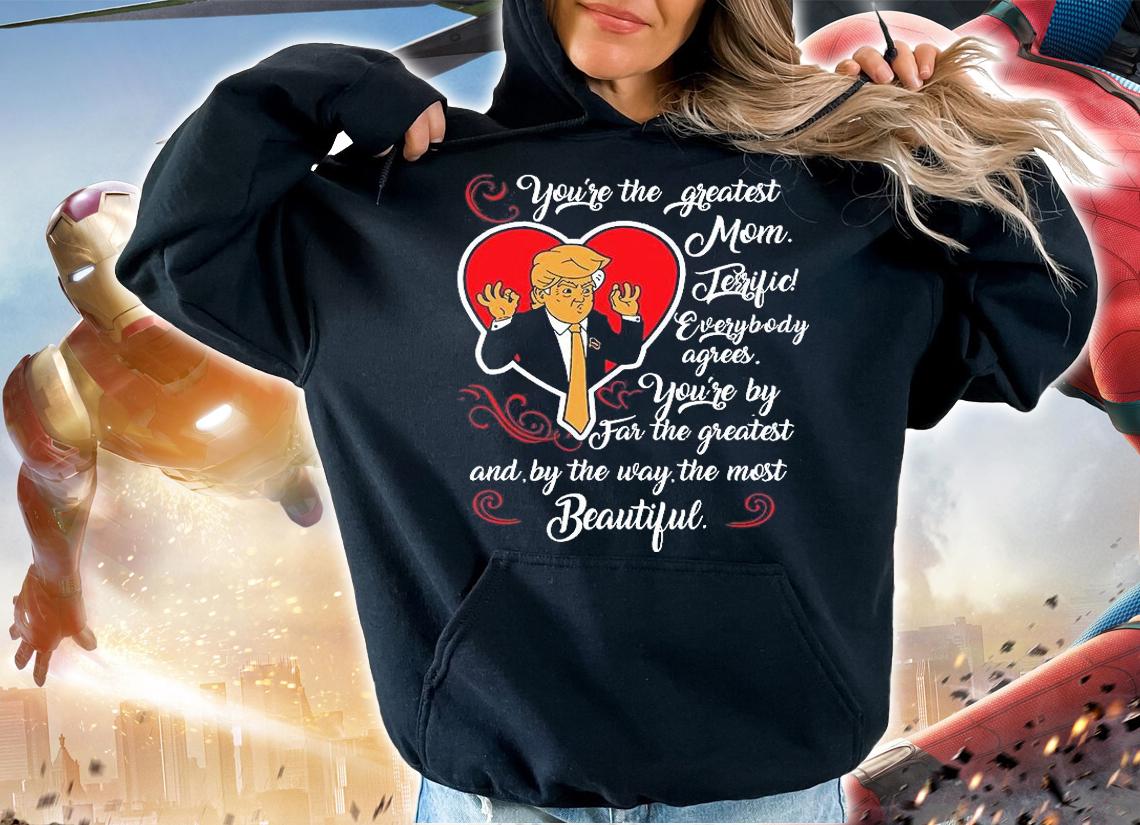 Donald Trump Mothers Day Gift Maga Mom And Wife 2020 T-Shirt hoodie