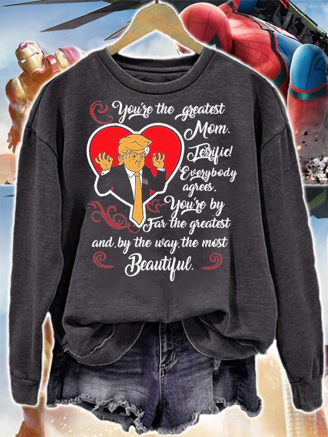 Donald Trump Mothers Day Gift Maga Mom And Wife 2020 T-Shirt sweatshirt