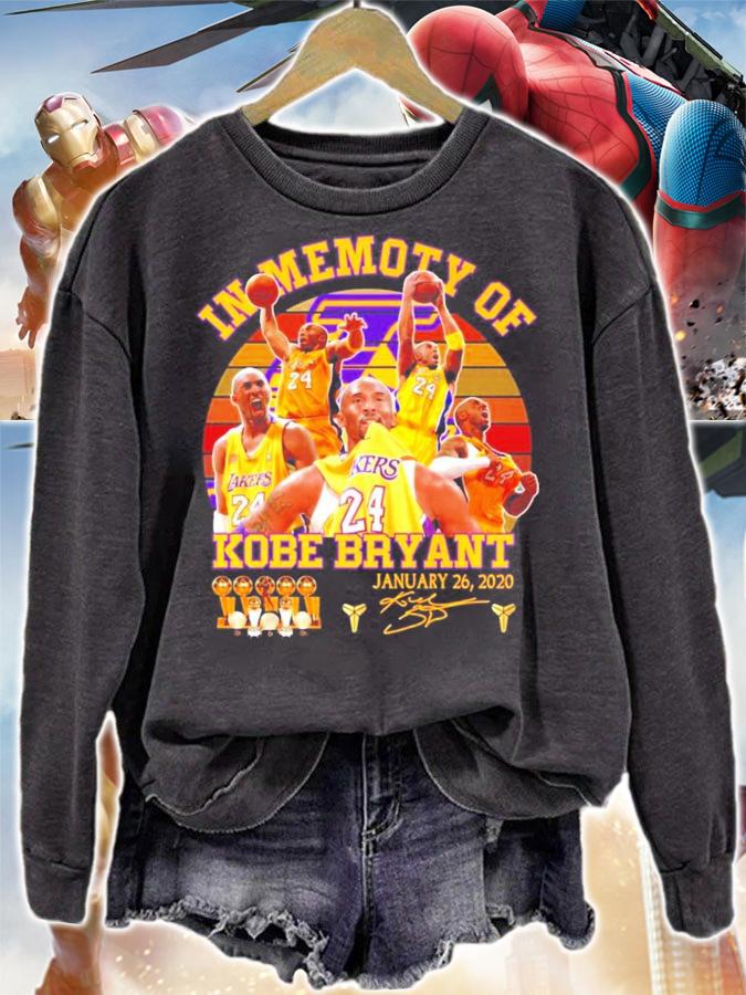 In memory of Kobe Bryant signature vintage shirt