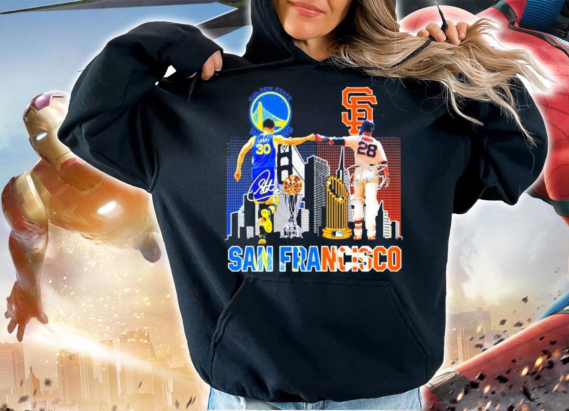 San Francisco Curry vs Posey signatures t-shirt hoodie