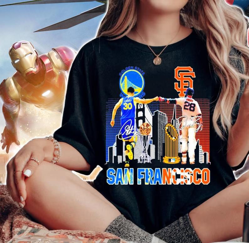 San Francisco Curry vs Posey signatures t-shirt woman shirt