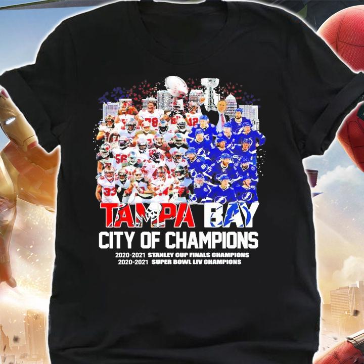 Tampa Bay Buccaneers vs Lightning city of Champion shirt shirt