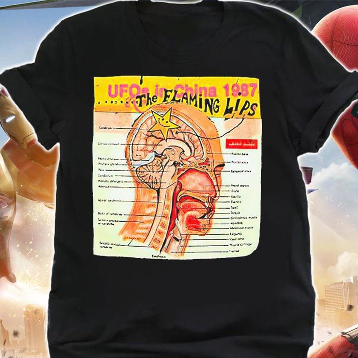 UFOs in China 1987 the Flaming Lips T-shirt shirt