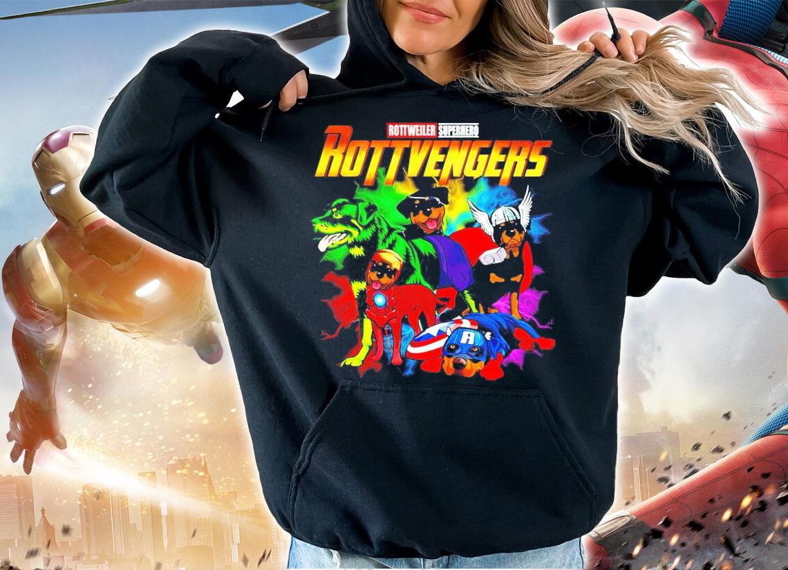Avenger Rottweiler Superhero Rottvenger shirt hoodie