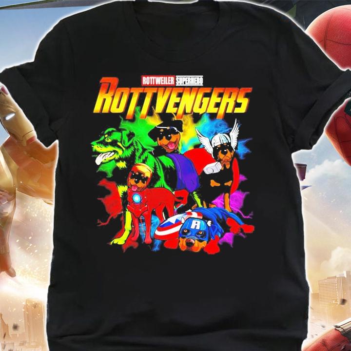 Avenger Rottweiler Superhero Rottvenger shirt shirt