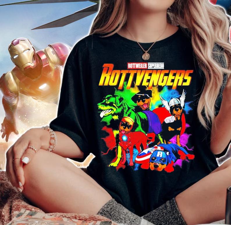 Avenger Rottweiler Superhero Rottvenger shirt woman shirt