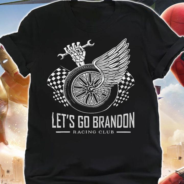 Let's Go Brandon Cool Racing Motor Funny Conservative T-Shirt shirt