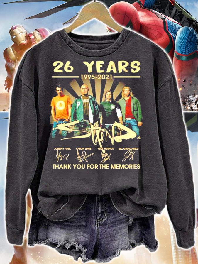 Staind 26 years 1995-2021 signatures shirt
