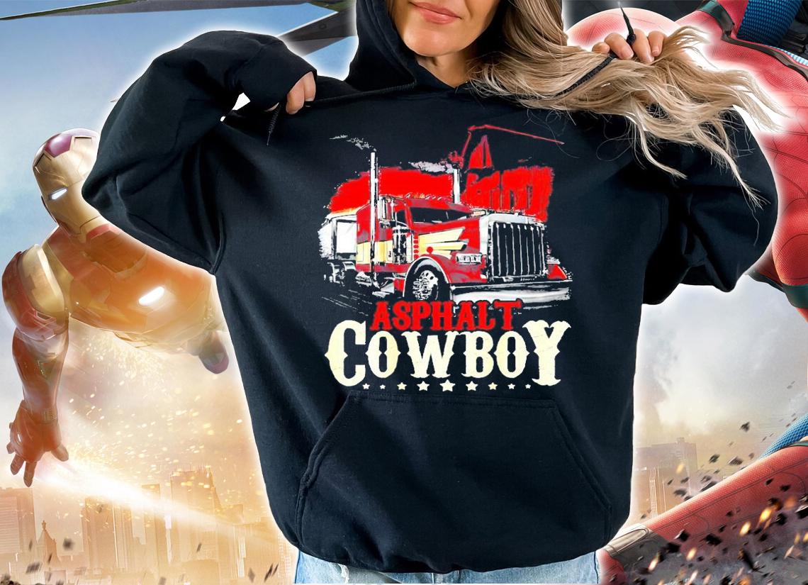 Asphalt Cowboy Trucker shirt hoodie