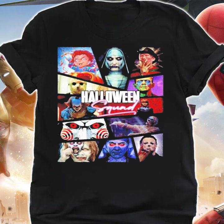 Halloween Squad Horror Characters shirt