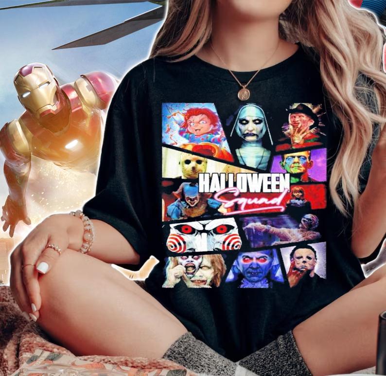 Halloween Squad Horror Characters shirt