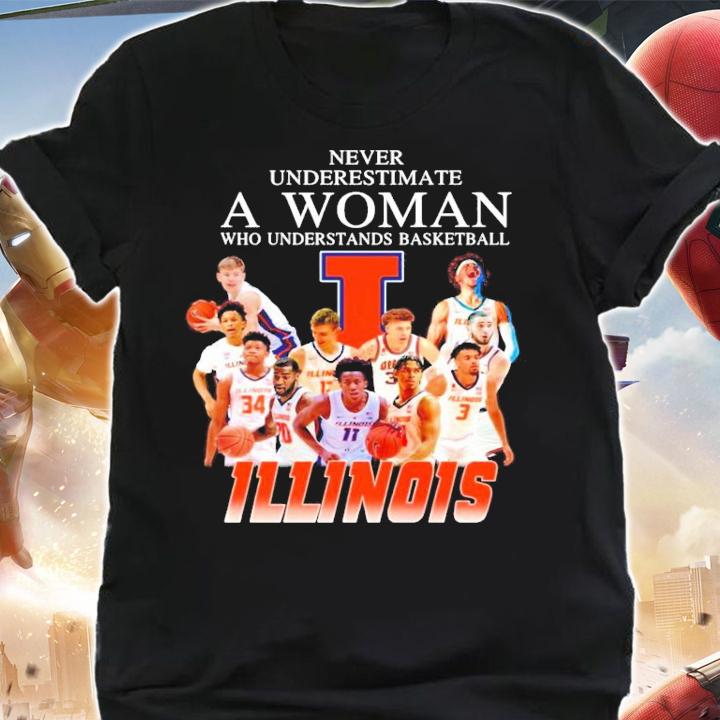 Illinois never underestimate a woman shirt shirt