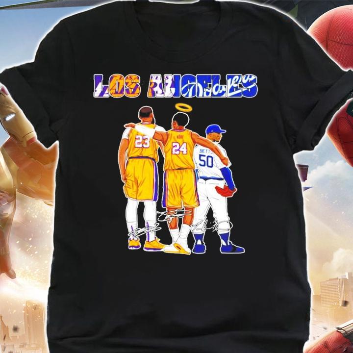 Los Angeles 23 Lebron James 24 Kobe Bryant 50 Betts signature shirt shirt