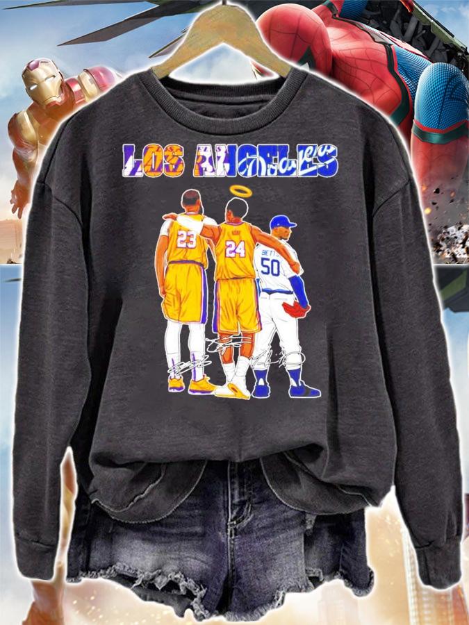 Los Angeles 23 Lebron James 24 Kobe Bryant 50 Betts signature shirt sweatshirt