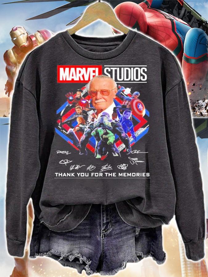 Marvel Studios all team signatures shirt