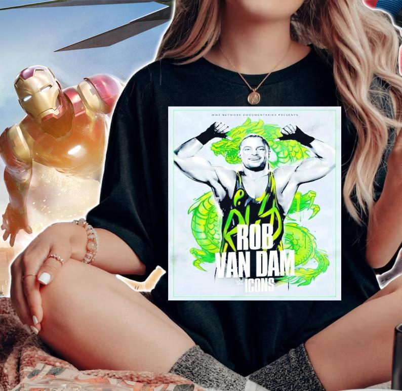 Official Rob Van Dam Icons shirt