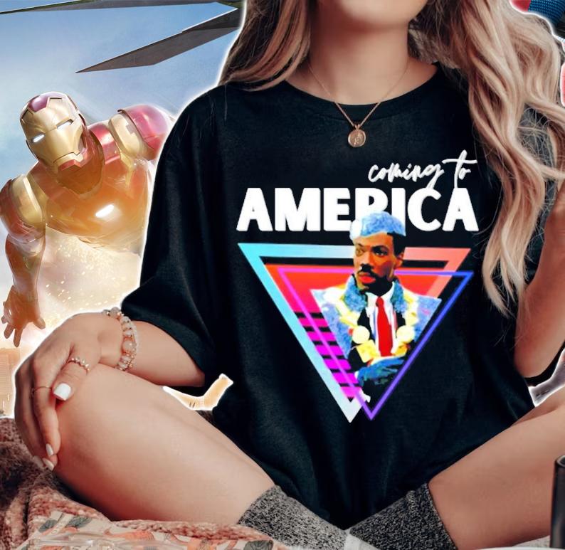 Prince Akeem Comes to America Retro t-shirt