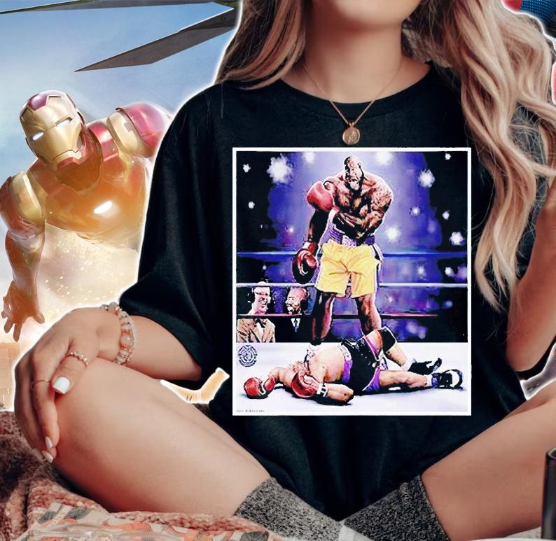 Shaquille O'Neal knockout Charles Barkley T-shirt