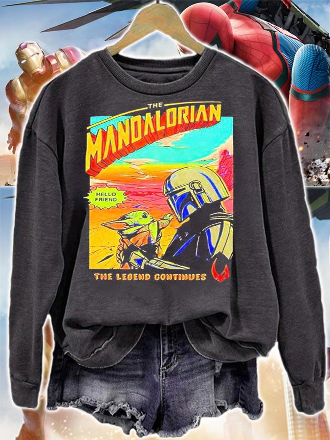 The Mandalorian hello friend the legend continues T-shirt