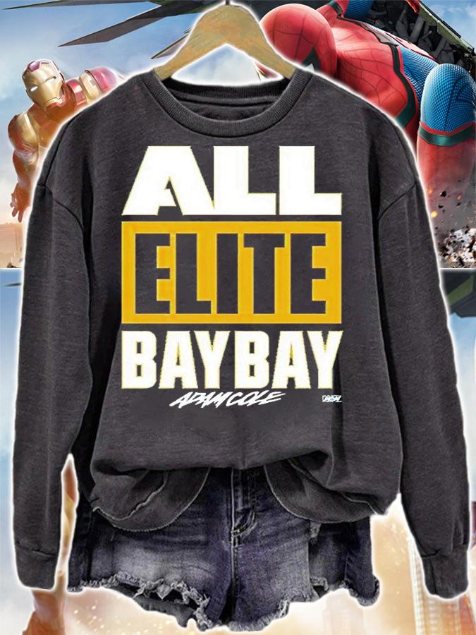 AEW Adam Cole All Elite Bay Bay T-shirt sweatshirt