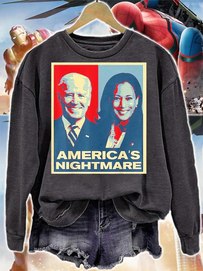 America's Nightmare Impeach Biden Harris Now Anti Joe Biden T-Shirt sweatshirt