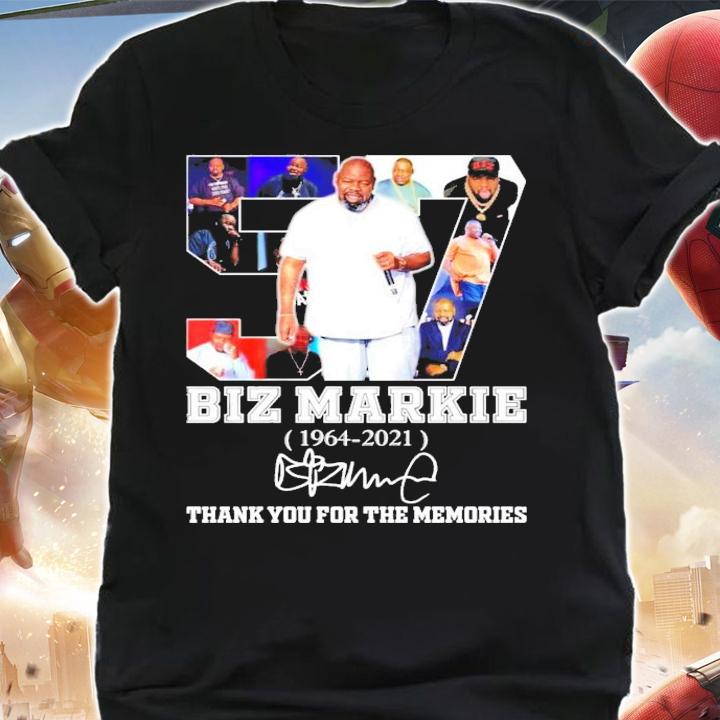 Biz Markie 1964-2021 signature thank you for the memories shirt shirt
