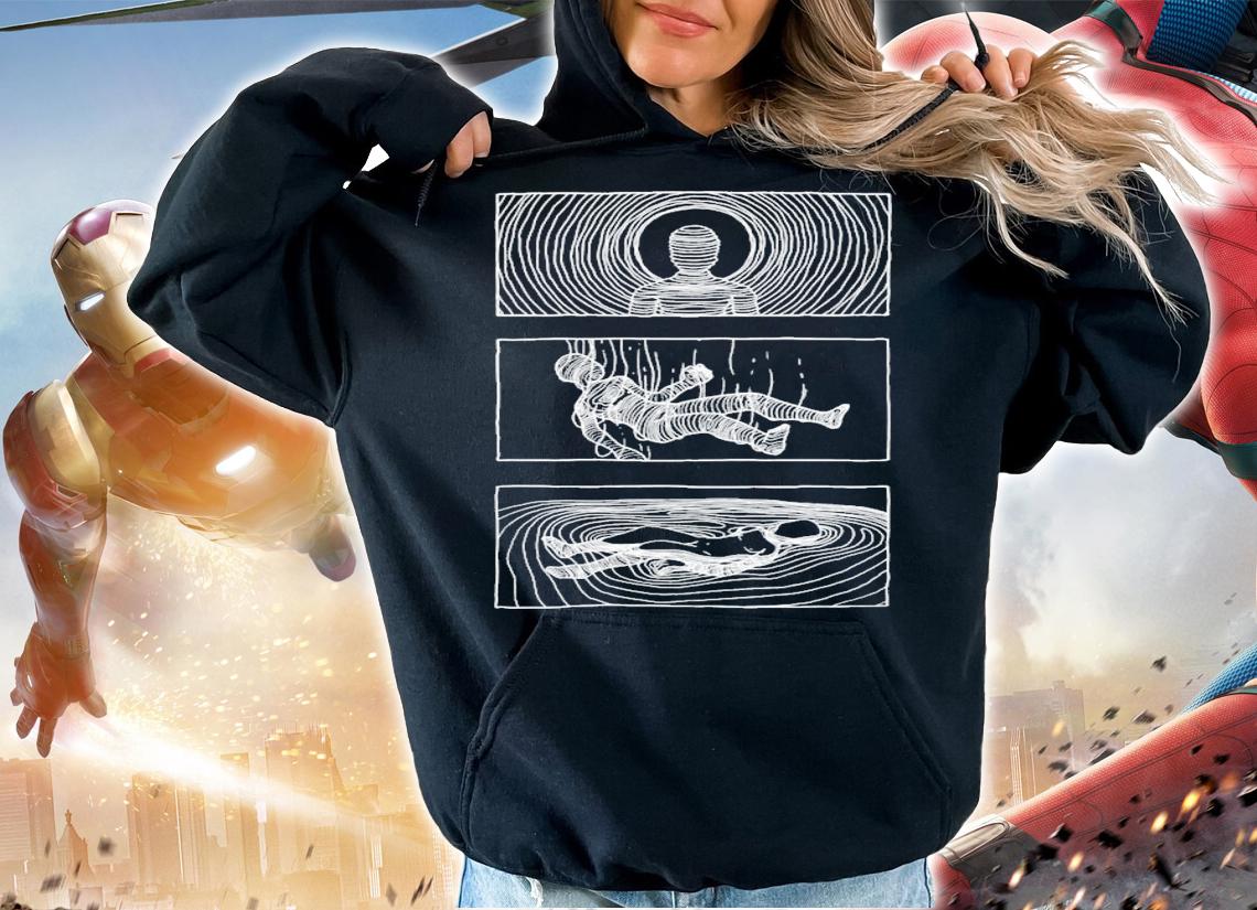 Black Style Trippy shirt hoodie