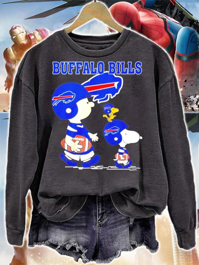 Buffalo Bills Snoopy Woodstock football shirt sweatshirt