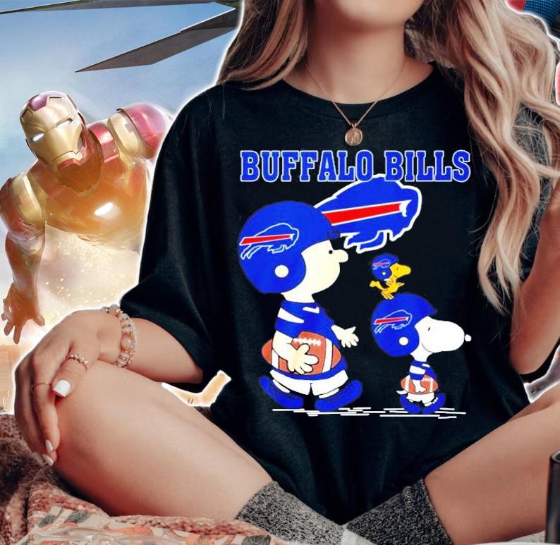 Buffalo Bills Snoopy Woodstock football shirt woman shirt