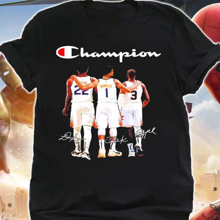 Champions Phoenix Suns Deandre Ayton Booker Kelly Oubre Jr shirt shirt