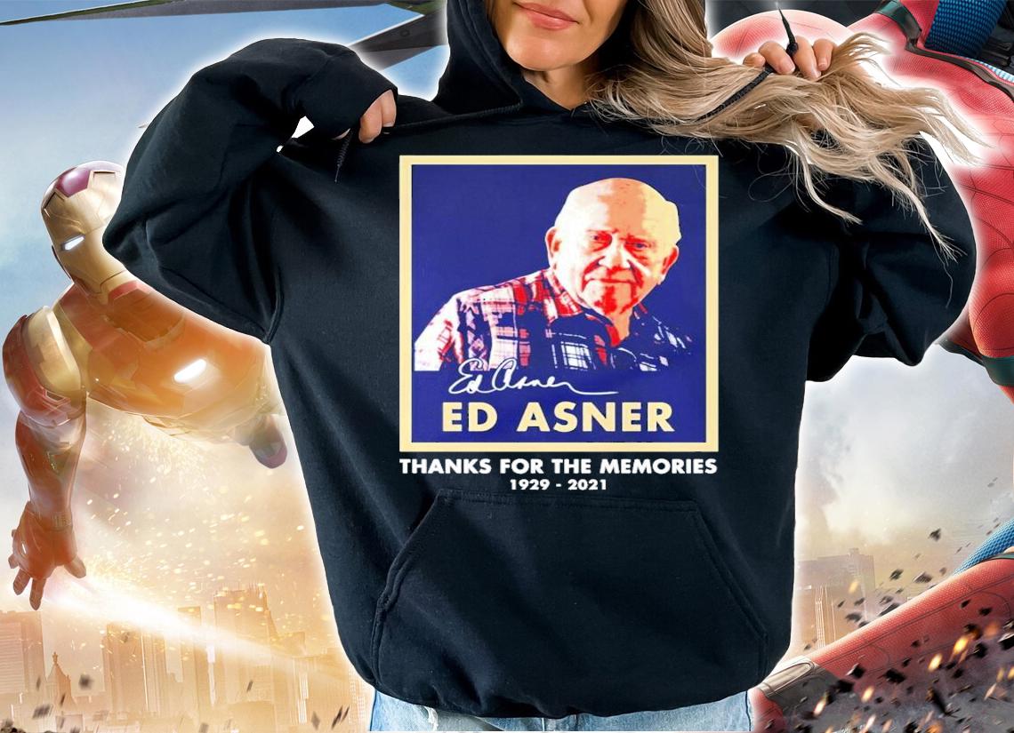 Ed Asner thanks for the memories 19292-2021 signature shirt hoodie