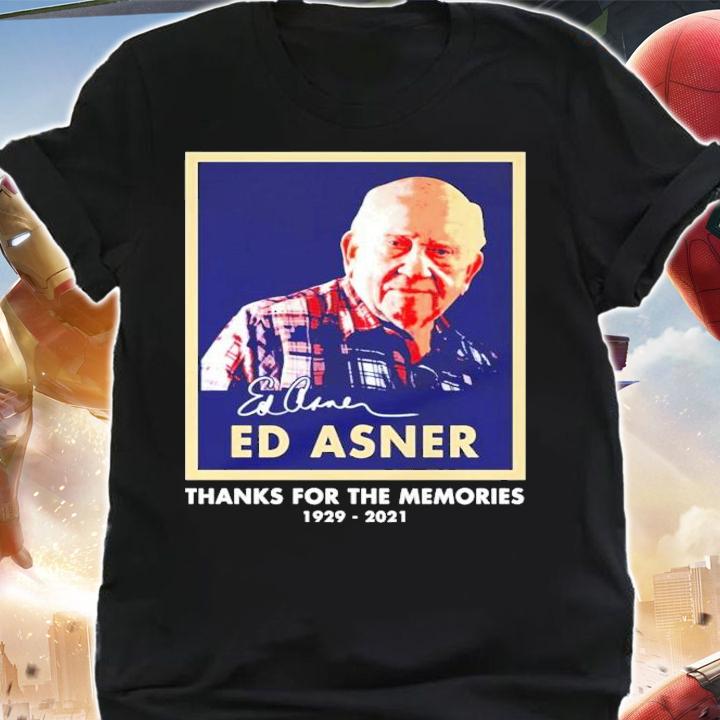 Ed Asner thanks for the memories 19292-2021 signature shirt shirt