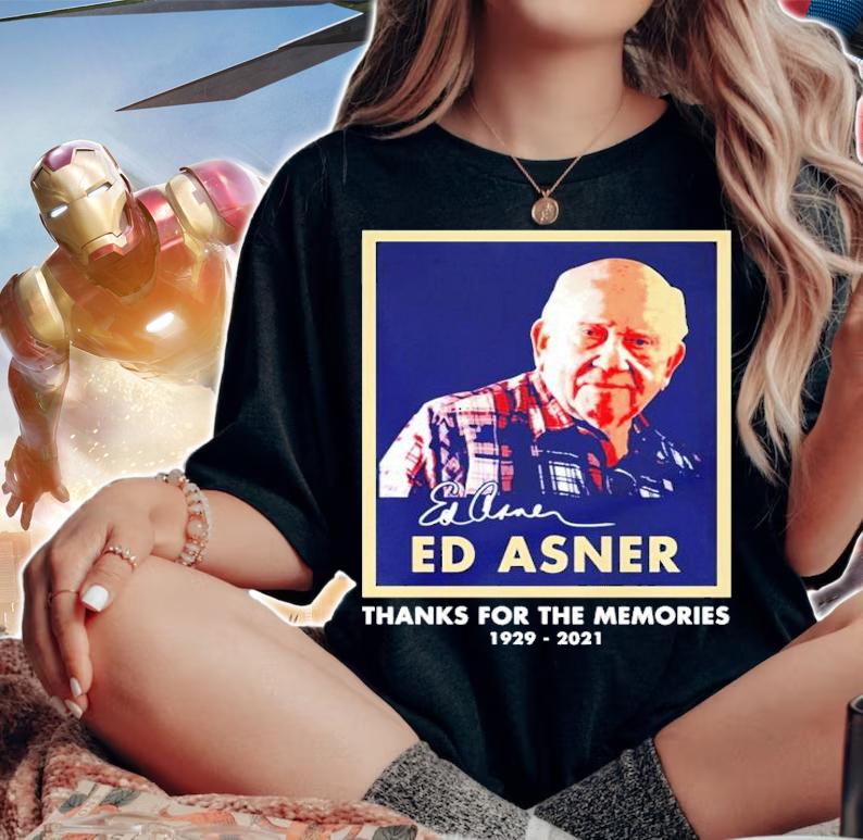 Ed Asner thanks for the memories 19292-2021 signature shirt woman shirt