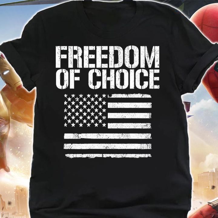 Freedom Of Choice USA Flag Medical Freedom No Mandates shirt