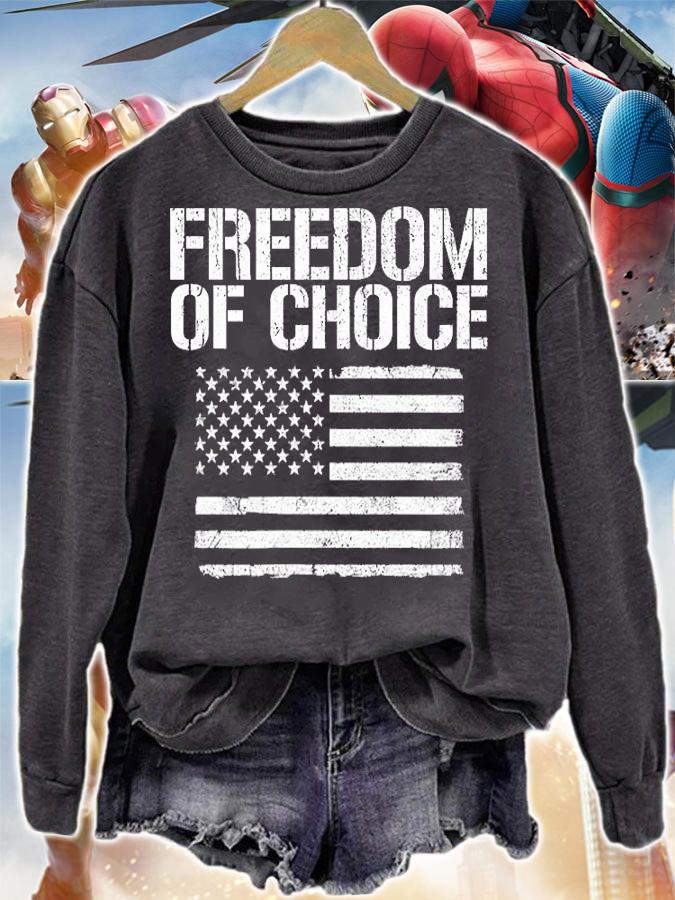 Freedom Of Choice USA Flag Medical Freedom No Mandates shirt