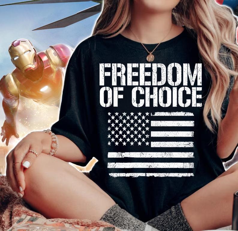Freedom Of Choice USA Flag Medical Freedom No Mandates shirt