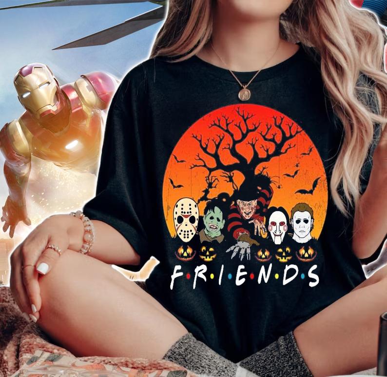 Halloween Horror friends shirt