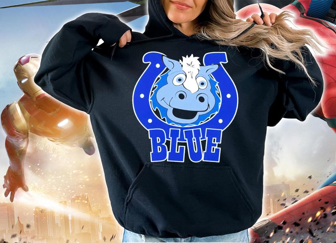 Indianapolis Colts Blue logo shirt hoodie