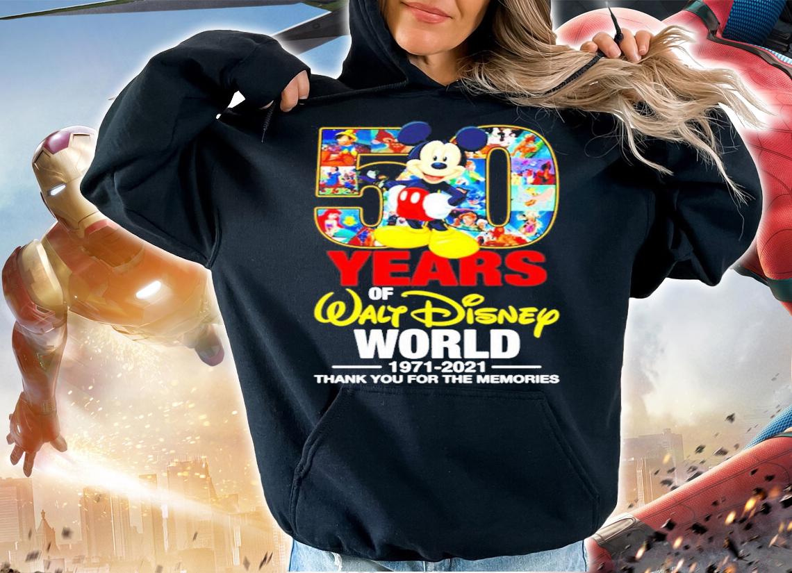 Mickey Mouse 50 years of Walt Disney world 1971-2021 shirt