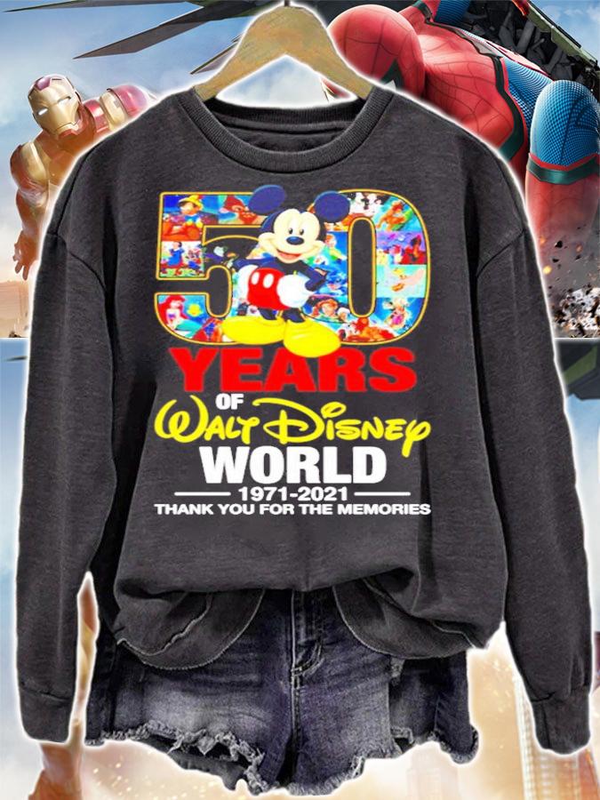 Mickey Mouse 50 years of Walt Disney world 1971-2021 shirt