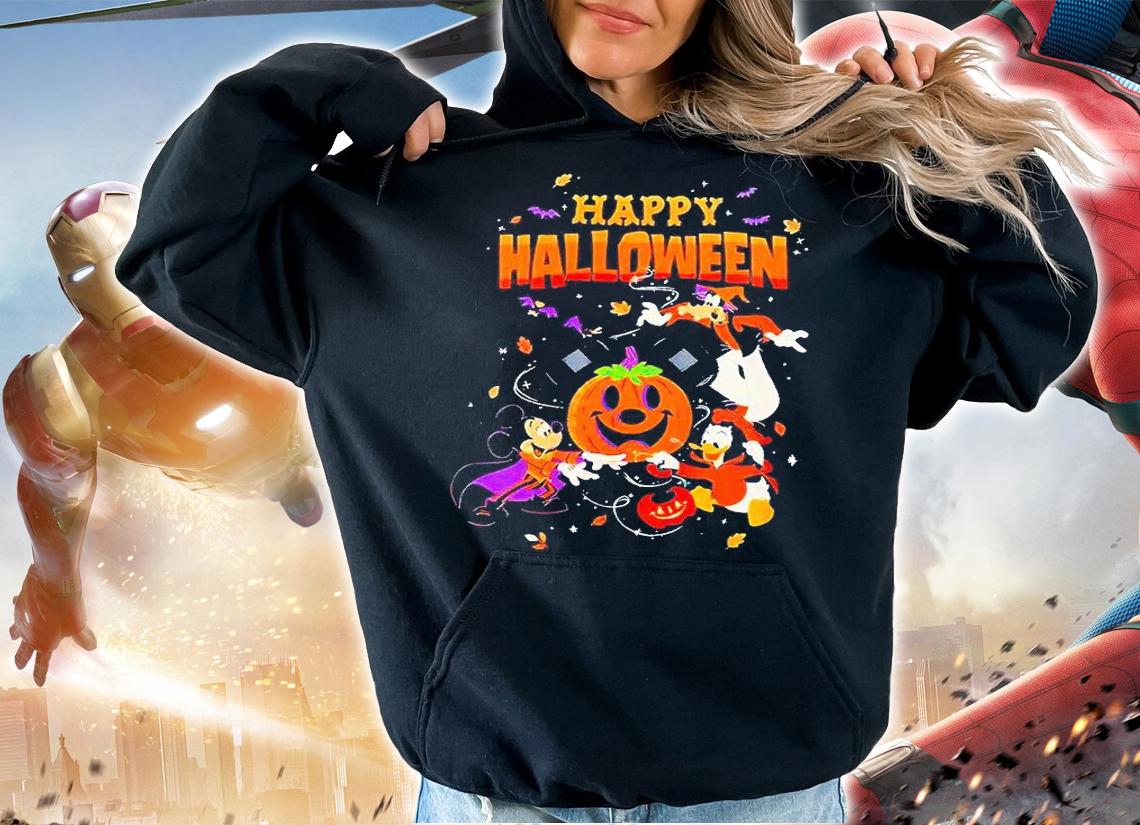 Mickey Mouse and friends happy Halloween T-shirt hoodie