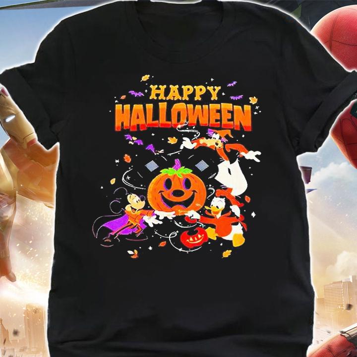 Mickey Mouse and friends happy Halloween T-shirt shirt