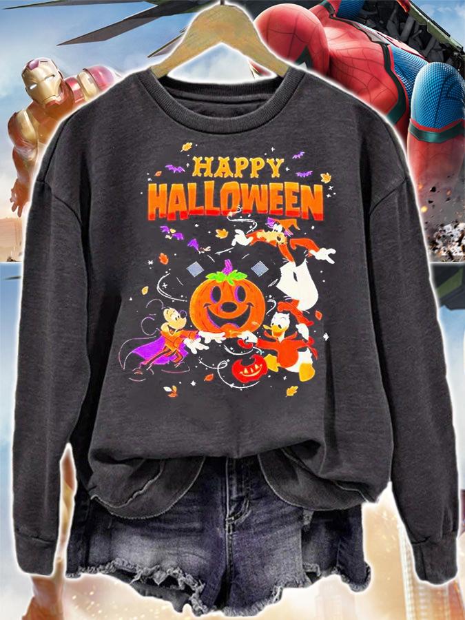 Mickey Mouse and friends happy Halloween T-shirt sweatshirt