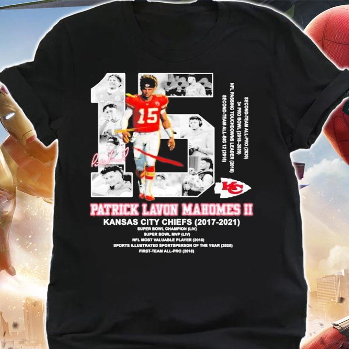 Patrick Lavon Mahomes II Kansas City Chiefs 2017-2021 shirt