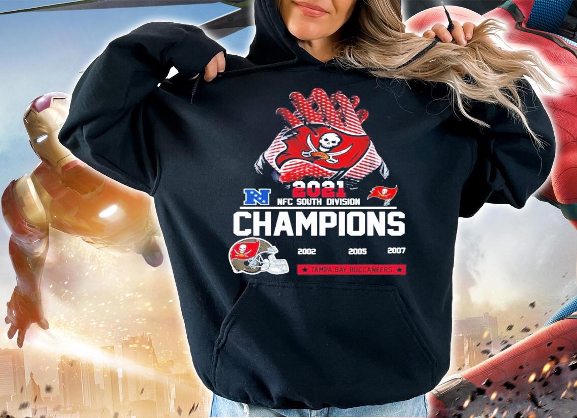 Tampa Bay Buccaneers 2021 NFC South Division Champions shirt hoodie
