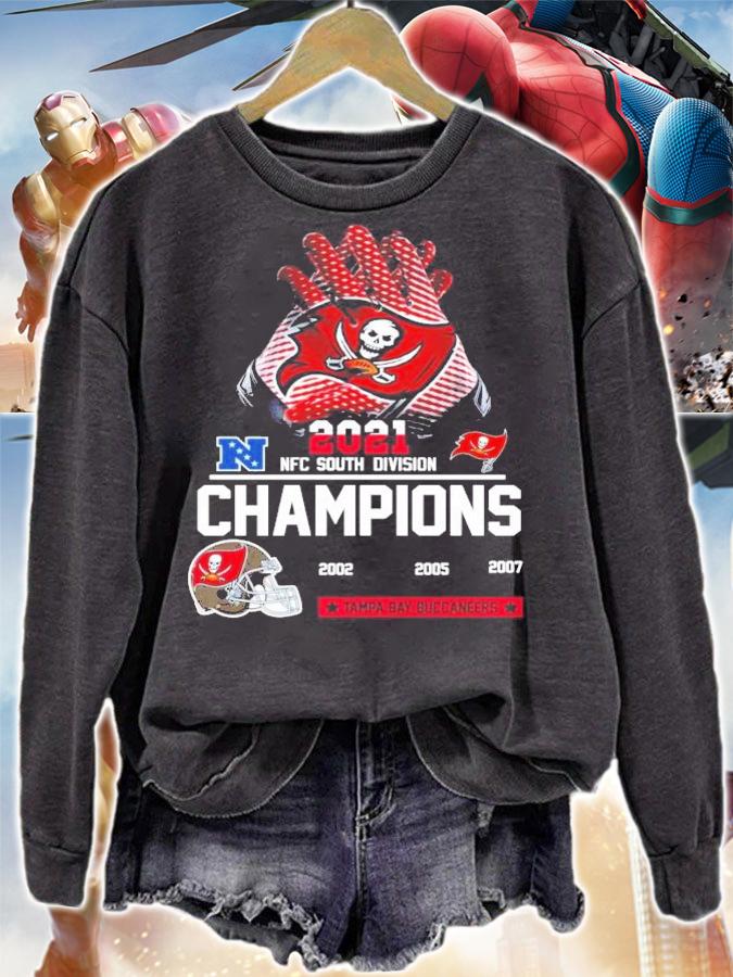 Tampa Bay Buccaneers 2021 NFC South Division Champions shirt sweatshirt
