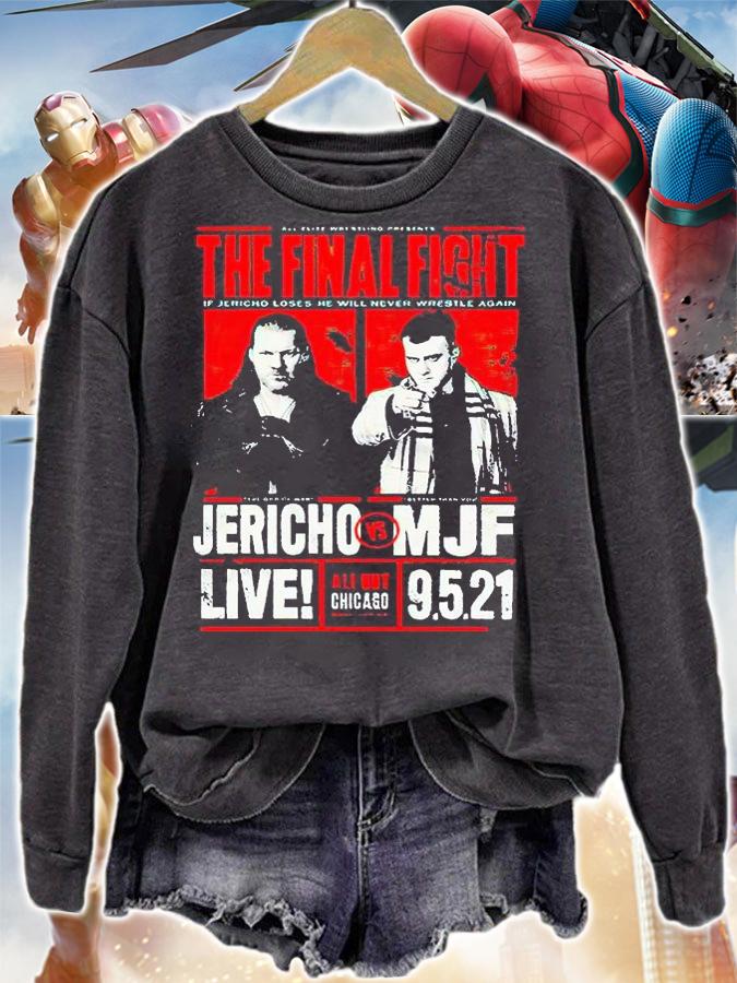 The Final Fight All Out Chicago 2021 Matchup Chris Jericho vs MJF T-shirt sweatshirt
